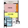 さくらHills ROKUBAN Platinum Residence 1DKの間取り
