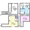 辰巳BASE 1DKの間取り