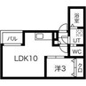 Warren nishikiⅠ 1LDKの間取り