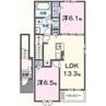 ベル　ツリー 2LDKの間取り