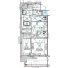 ディアレイシャス金山Ⅱ 1LDKの間取り