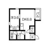 CASA NANA oE 1DKの間取り