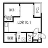 Jack dotokukitaⅠ 1LDKの間取り