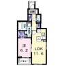 インブルーム（ＩｎＢｌｏｏｍ） 1LDKの間取り