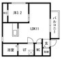 Laurel大同町 1LDKの間取り
