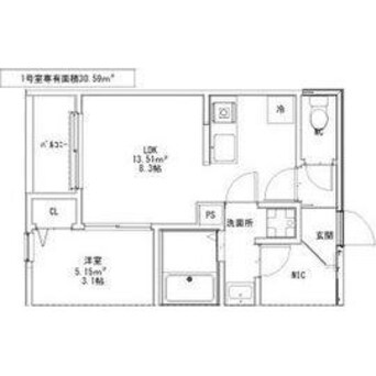 間取図 SQUARE大江(スクエアオオエ)