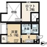 K'sハイツ(ケーズハイツ) 1Kの間取り