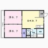 第3コーポエンナ 2DKの間取り