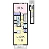 オリエント中島　A 1LDKの間取り