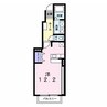 オリエント中島　A 1Rの間取り