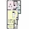 スーペリア　D 1LDKの間取り