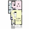 スーペリア　D 1LDKの間取り