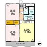 セブンヒルズ 2LDKの間取り