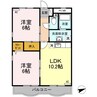 セブンヒルズ 2LDKの間取り