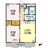 セブンヒルズ 2LDKの間取り