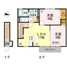 ファインシーク　A棟 2LDKの間取り