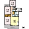 フジパレス米子 3DKの間取り