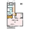 ブランシェ 1Rの間取り