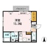リビングタウン観音寺　E棟　 1Rの間取り