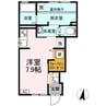 グランメゾン祇園 1Rの間取り
