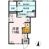 グランメゾン祇園 1Rの間取り