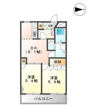 間取図 エレガントモレノ