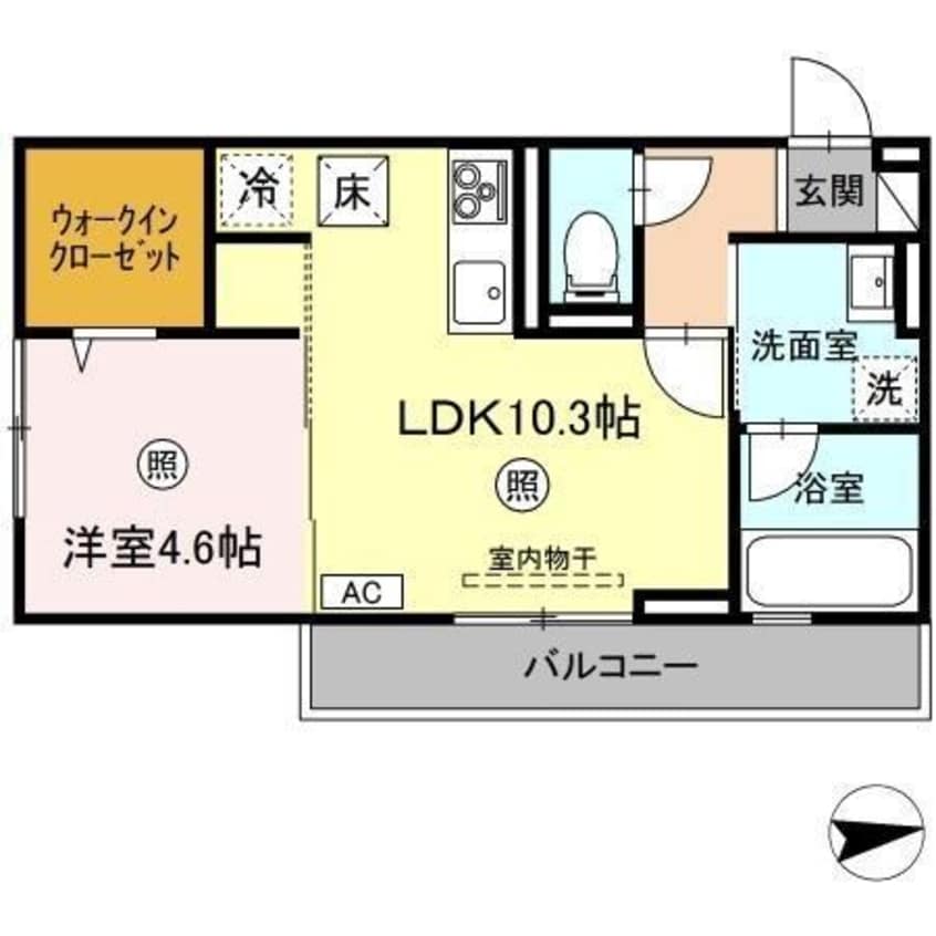 間取図 グランプレミア新開