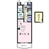シャンポールA 1Rの間取り