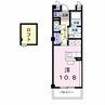 セレーノ・B 1Rの間取り