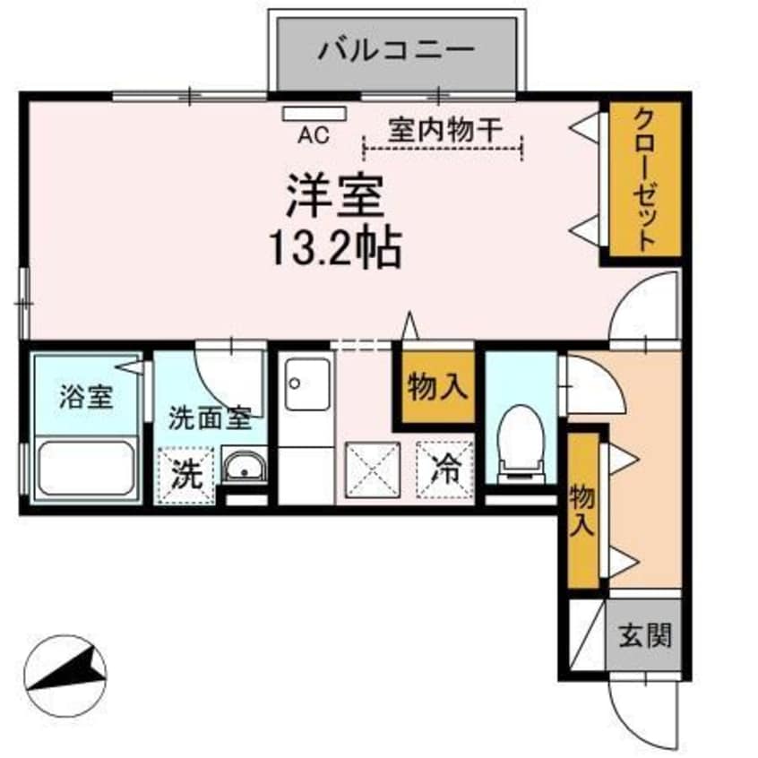 間取図 パストラルK　B棟