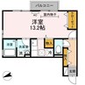パストラルK　B棟 1Rの間取り