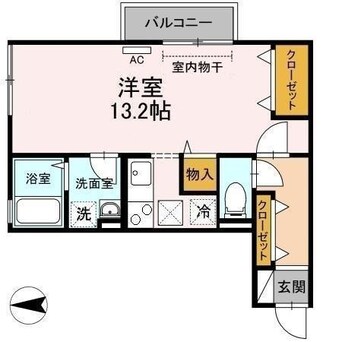 間取図 セジュールSFK　A棟