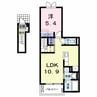 クローバー･A 1LDKの間取り