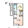 アジュール東福原 1LDKの間取り