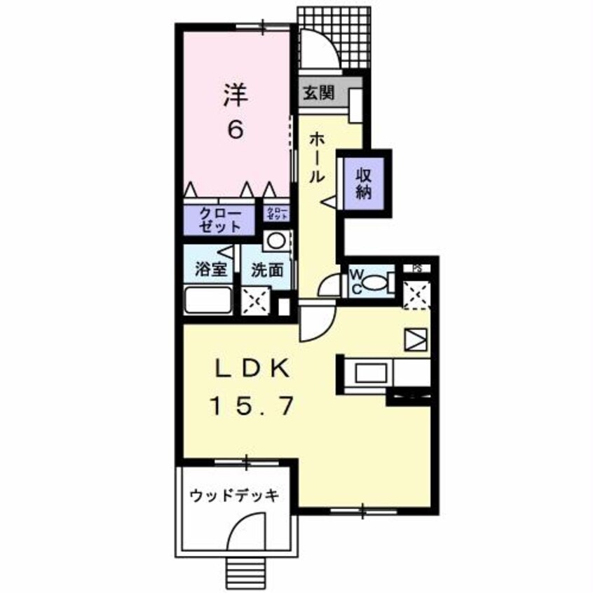 間取図 ソル　デル　フリオ　B