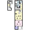 ヒカルサ米子Ⅱ 1LDKの間取り