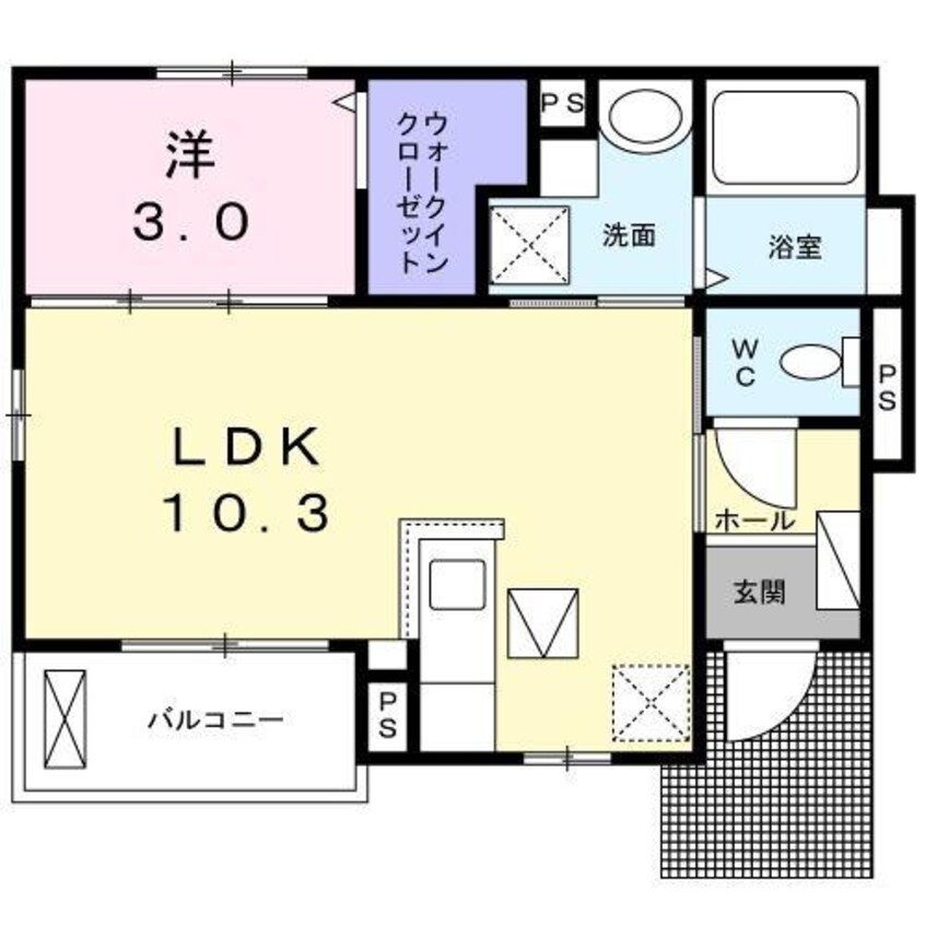 間取図 カナールA