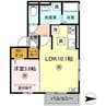 リバーポートSeiⅡ 1LDKの間取り