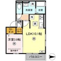 リバーポートSeiⅡの間取図