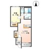 ピオニー 1LDKの間取り