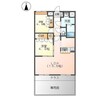 ディベルティ観音寺新町 2LDKの間取り