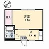 フレグランスレイ　C 1Kの間取り