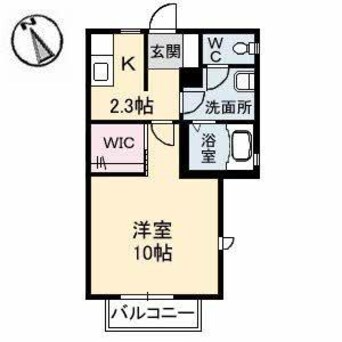 間取図 タートルテイル