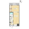ピアコートB 1LDKの間取り