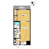 ピアコートB 1LDKの間取り