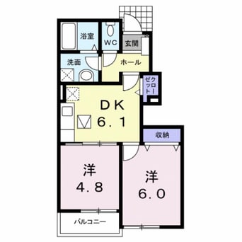 間取図 ハイドランジア 2番館
