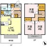 ナル・グランデU　F棟 3LDKの間取り