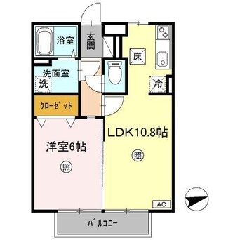 間取図 グランシャリオ新開