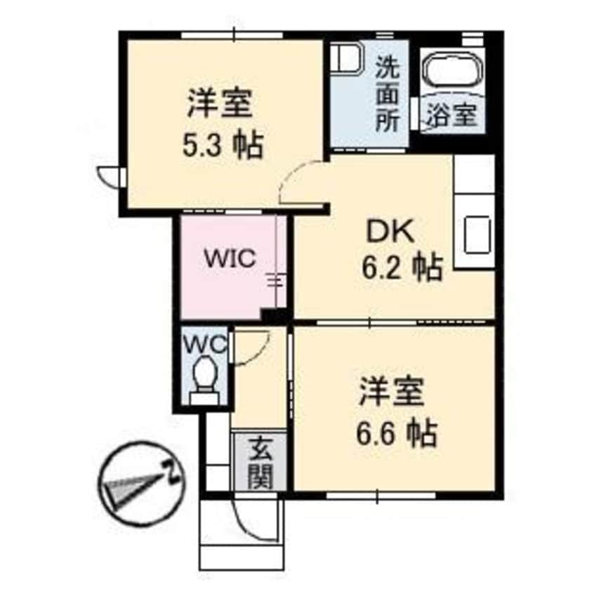 間取図 フェリーチェ A棟