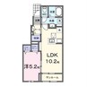 プレッソ　エテルノ 1LDKの間取り